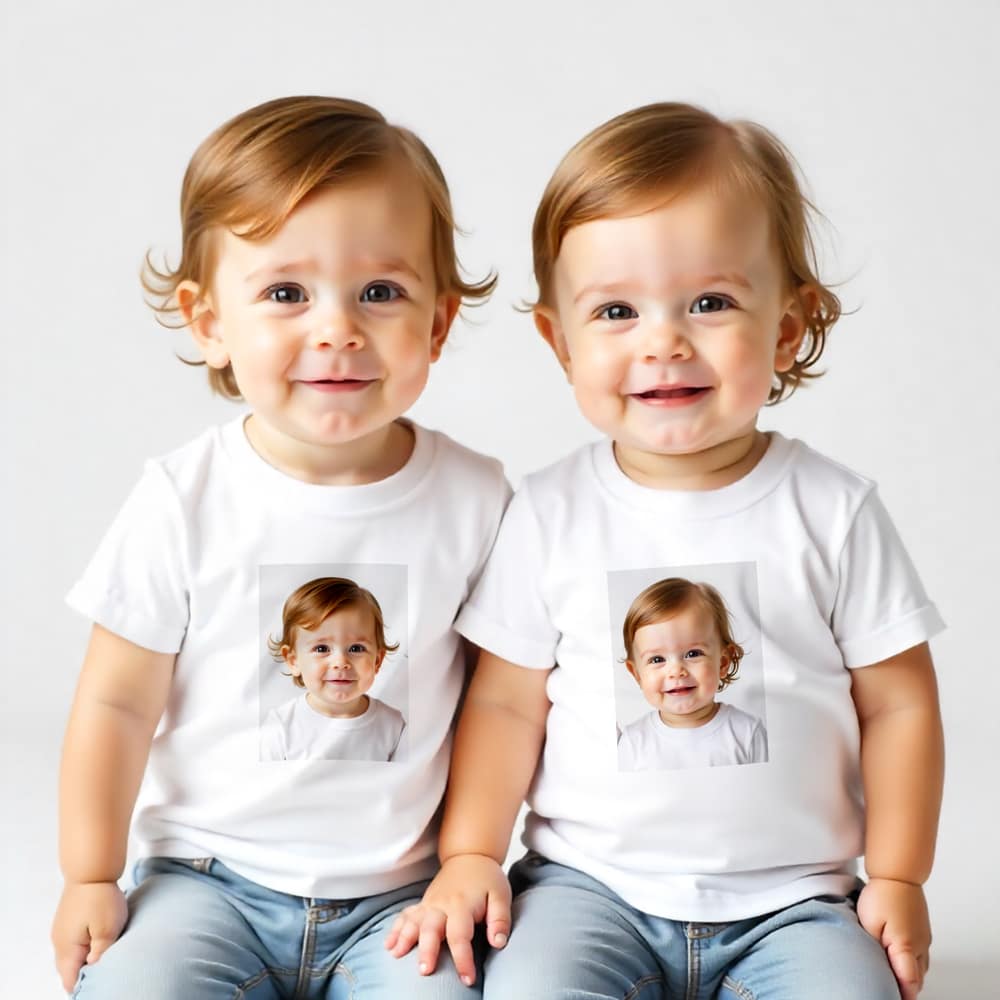1 Twin toddler t shirts for matching outfits