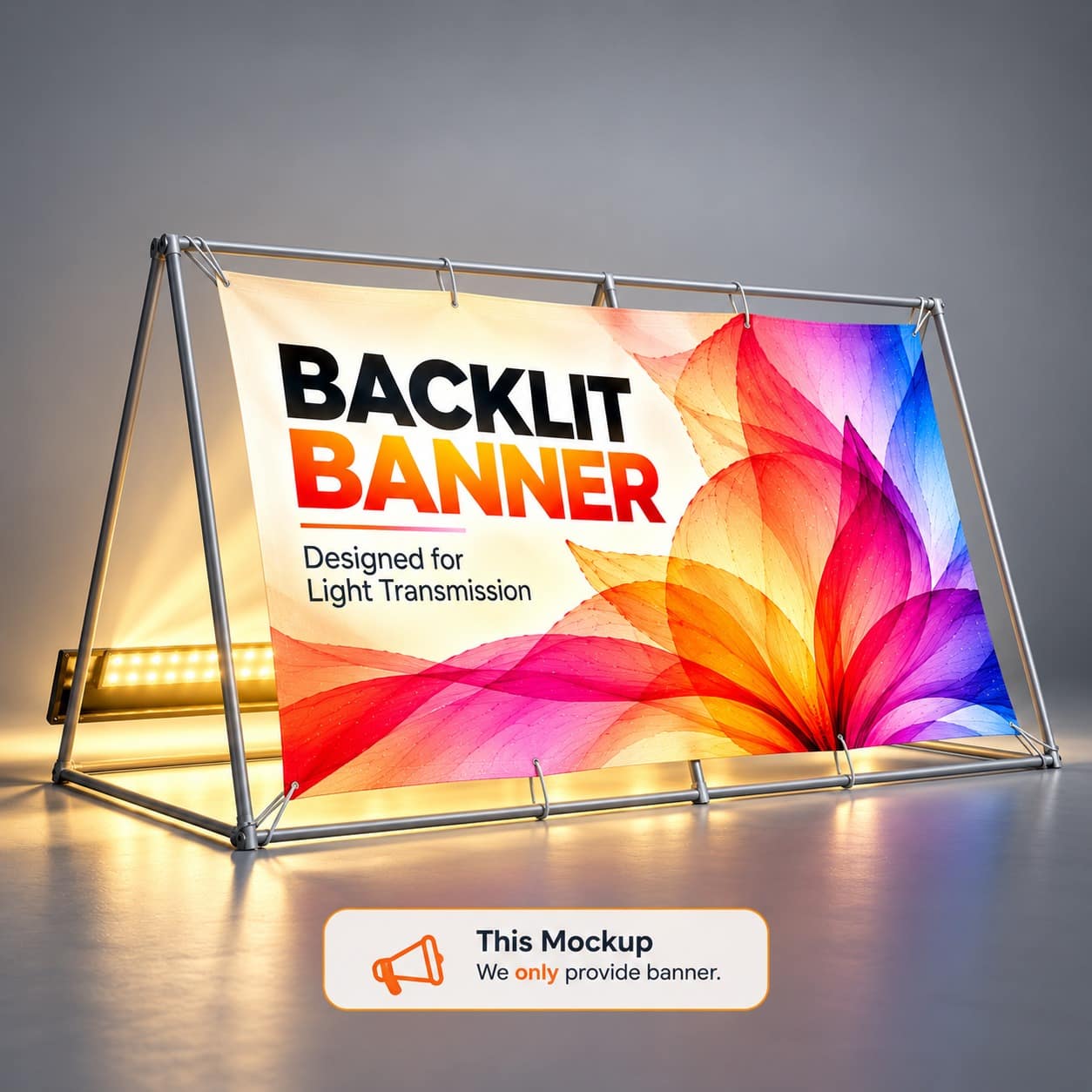 backlit banner