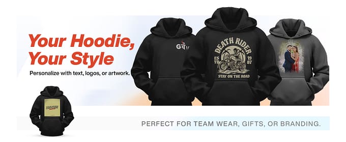 custom pullover hoodies India