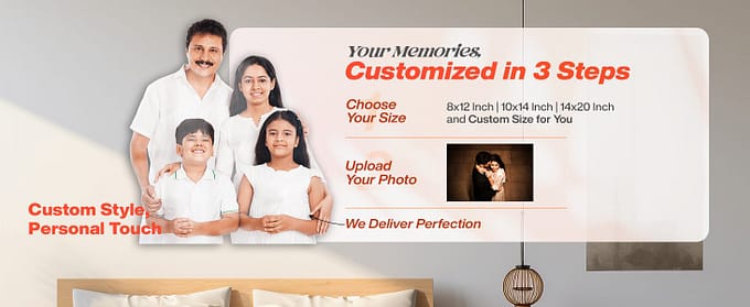 Personalized party photo display