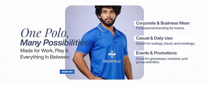 simple custom polo t-shirt India