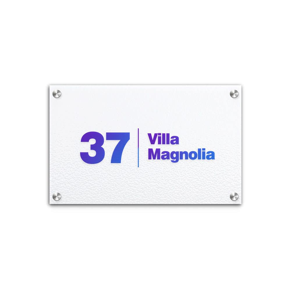 Frosted Acrylic Office Sign