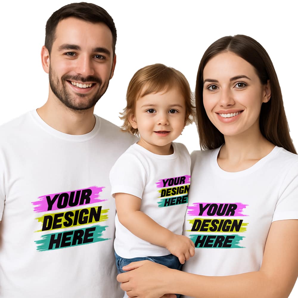 Set of 3 Toddler T-Shirts customized with fun prints